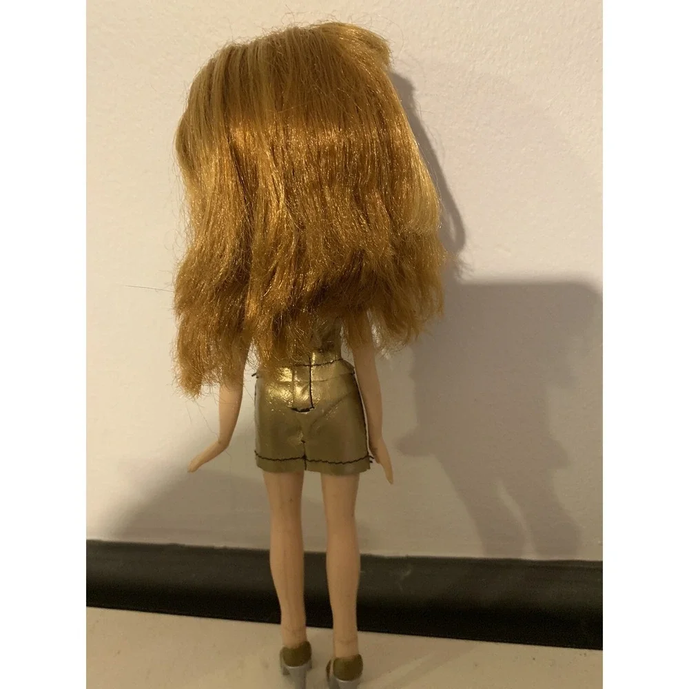 Vintage Bratz Meygan Doll With Gold Dress & Heels